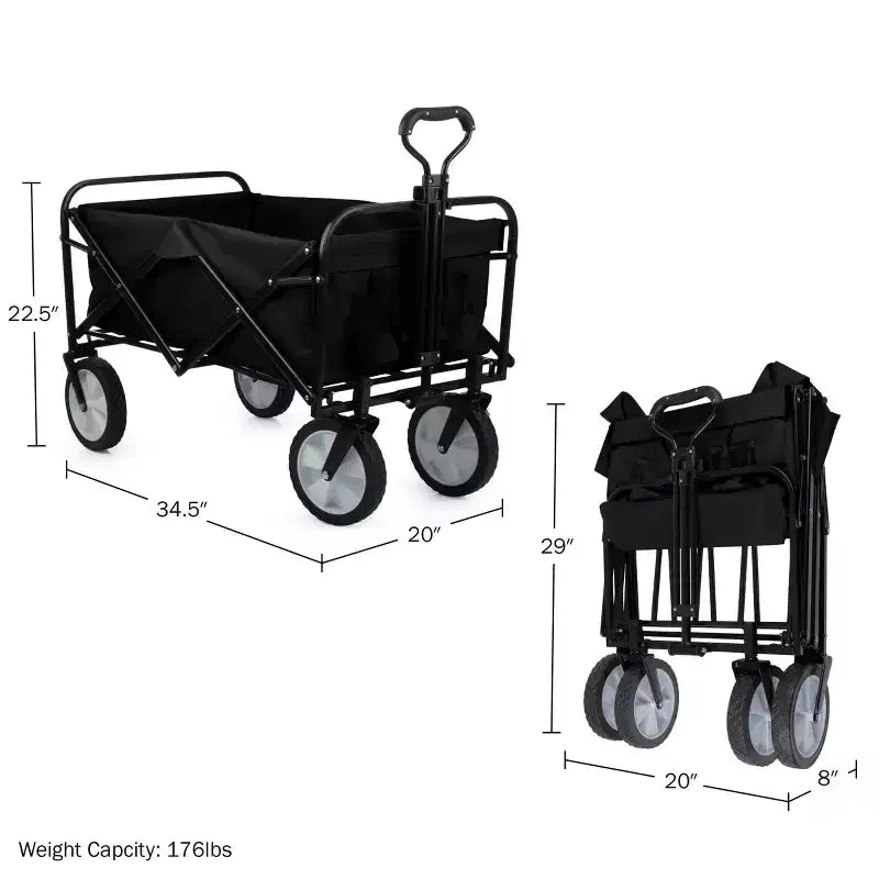 Carrello Pieghevole Pure Garden