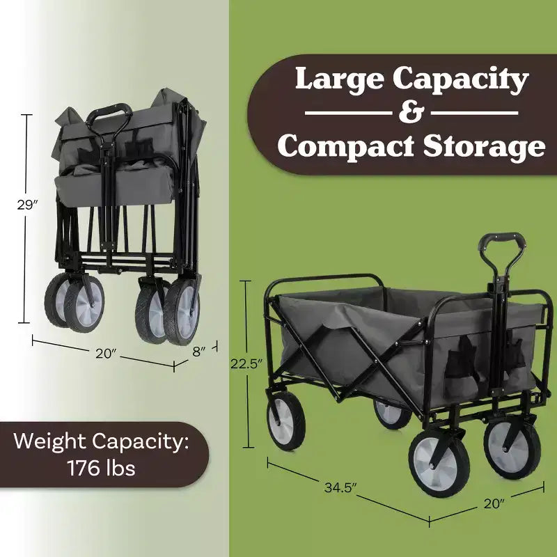 Carrello Pieghevole Pure Garden