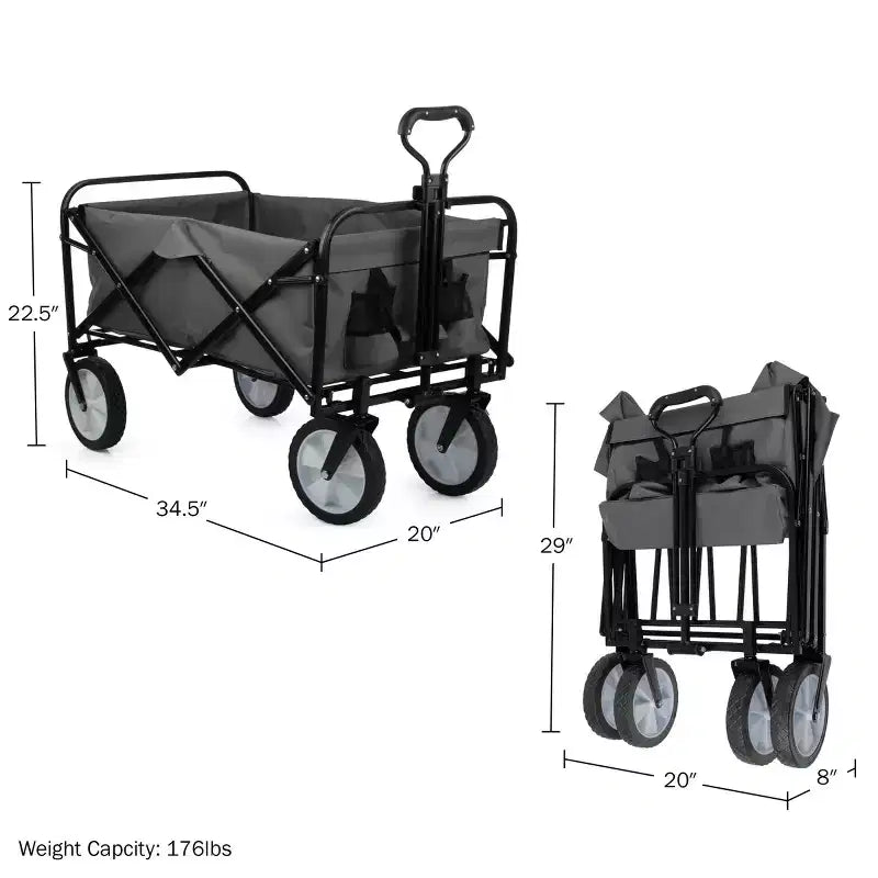 Carrello Pieghevole Pure Garden