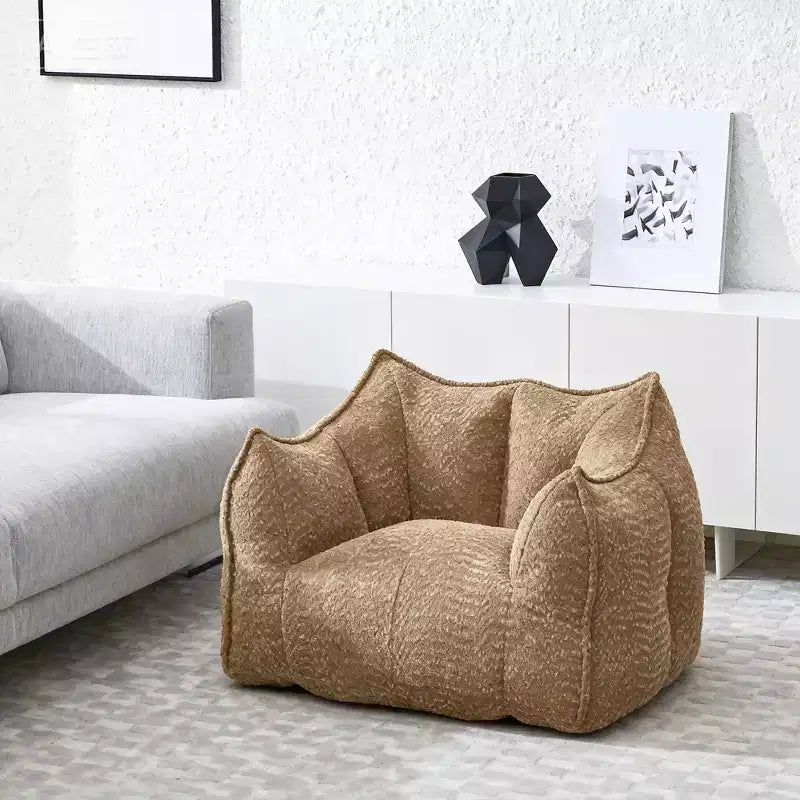 Poltrone divano con schiuma altamente resiliente per soggiorni e camere da letto, comodi divani pigri quadrati, divani per adulti per giocare, leggere e guardare la TV