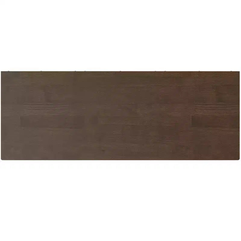 Pearson LEGNO MASSELLO 43" x 42" Mobile Contenitore Basso a 6 Cubi Moderno Metà Secolo in Marrone Noce