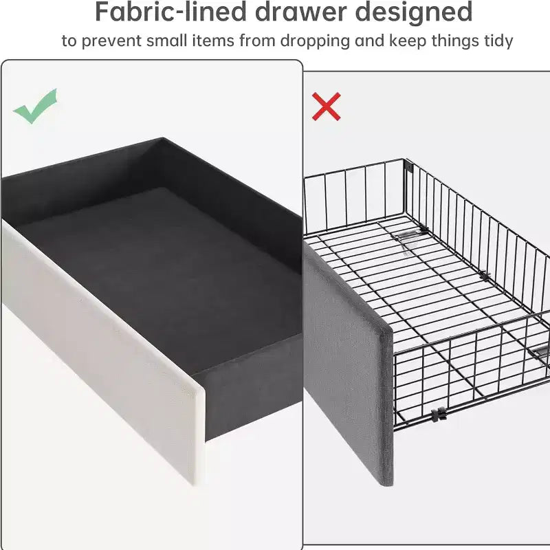 Struttura letto matrimoniale con testiera contenitore, rivestimento in velluto, struttura letto a piattaforma con 4 cassetti e supporto a doghe in legno, design silenzioso