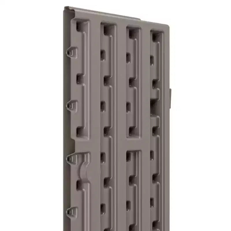 Armadio da parete per garage Suncast in resina, a mensola singola, 1,2 m, platino (confezione da 3)